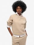 Superdry Essential Logo Sweatshirt, Cobblestone Grey
