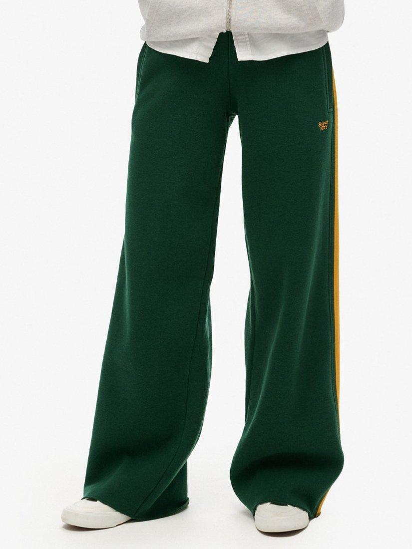 Product image 2 of 5, which shows Superdry Essential Logo Joggers, Enamel Green, 8