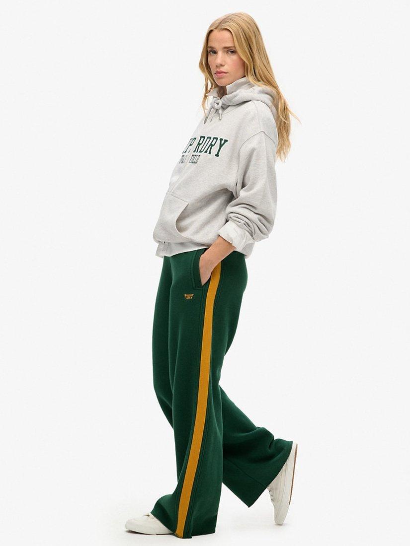 Product image 3 of 5, which shows Superdry Essential Logo Joggers, Enamel Green, 8