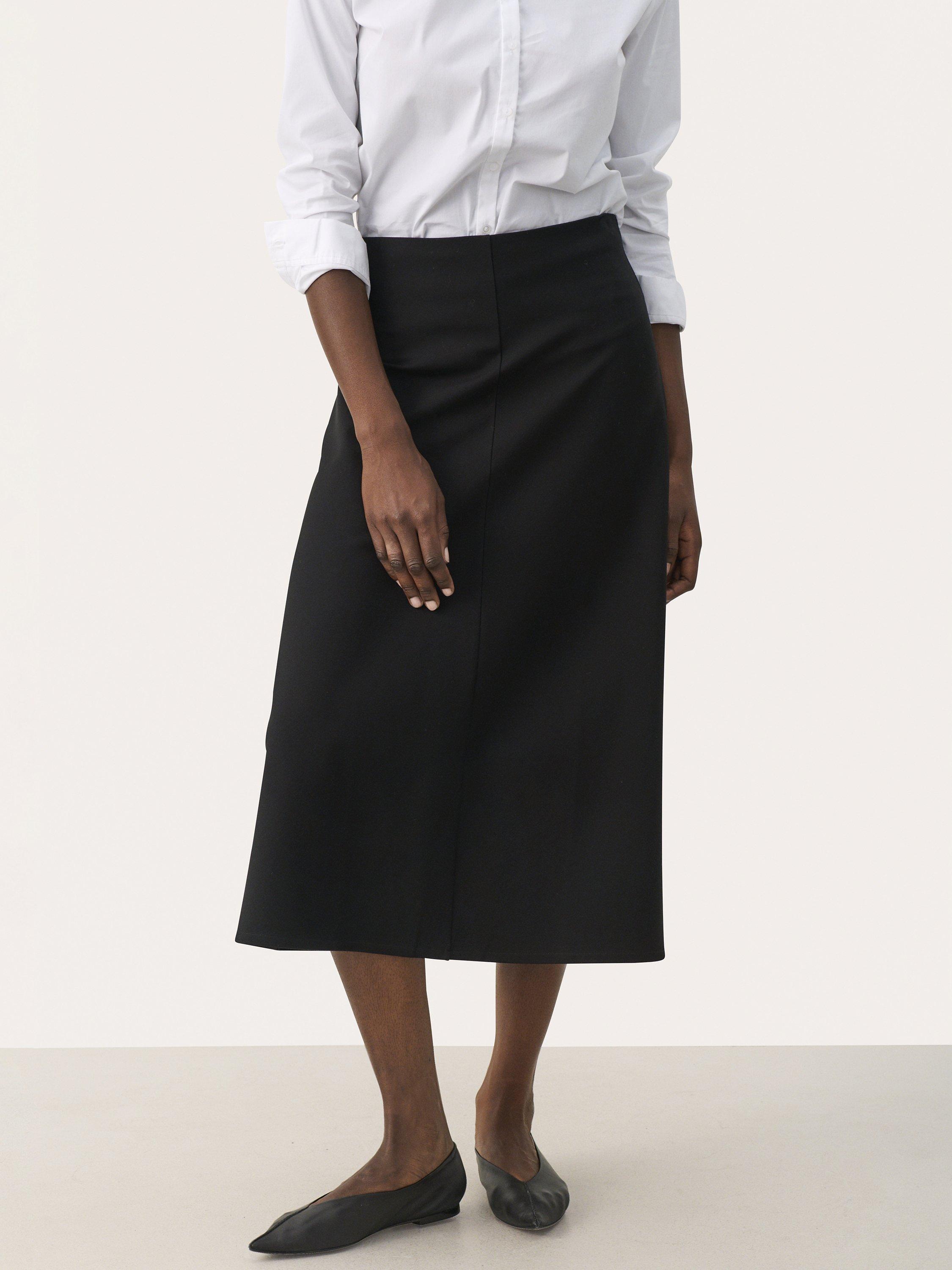 Product image 1 of 5, which shows Part Two Jemalene High Waist Skirt, Black, XS