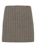 Part Two Julissa Check Mini Skirt, Brown/Multi