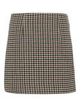 Part Two Julissa Check Mini Skirt, Brown/Multi