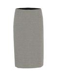 Part Two Lorinne Dogtooth Pencil Skirt, Black/White