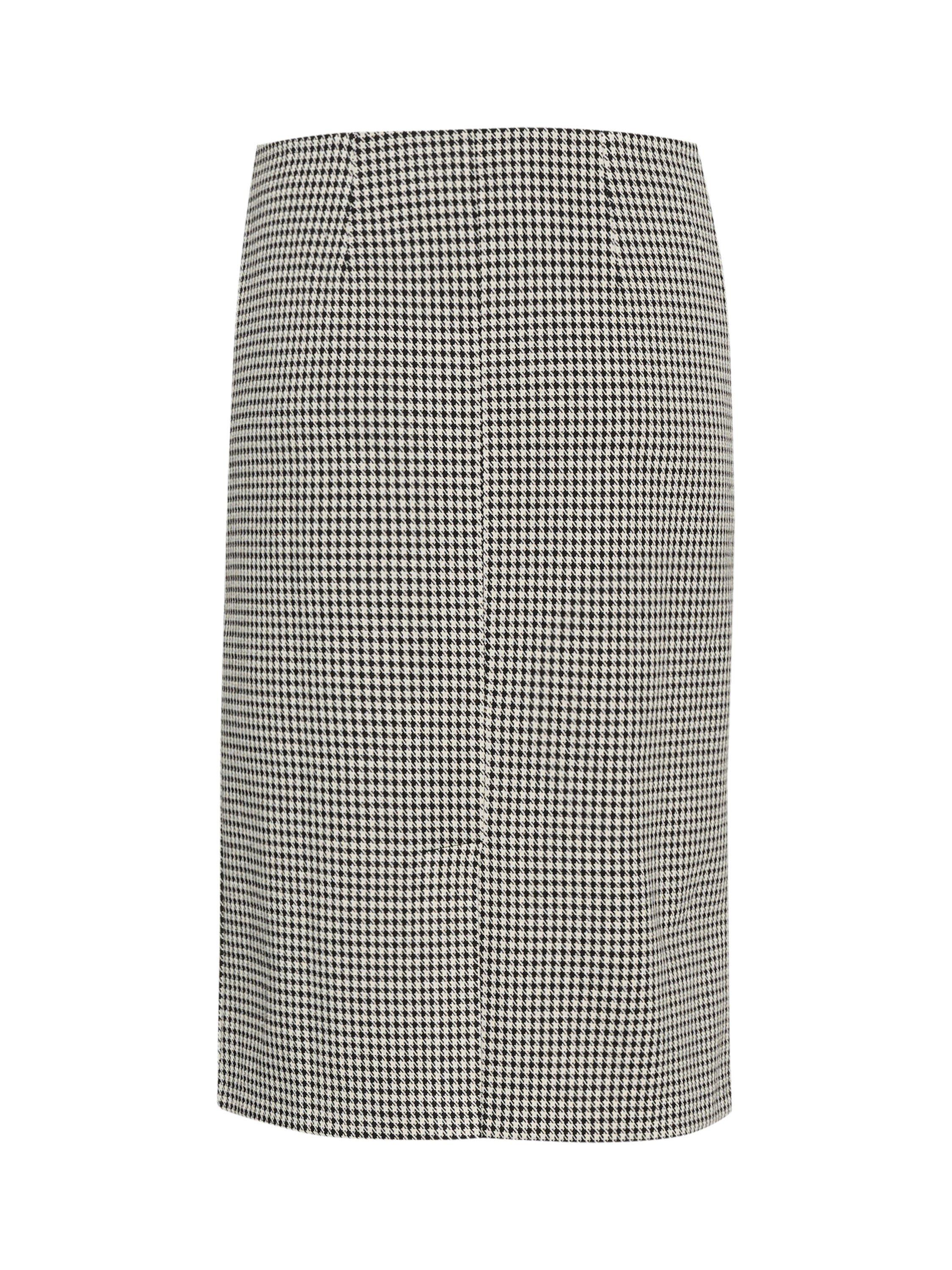 Black and white dogtooth skirt hotsell