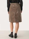 Part Two Palina Corduroy Button Skirt, Walnut