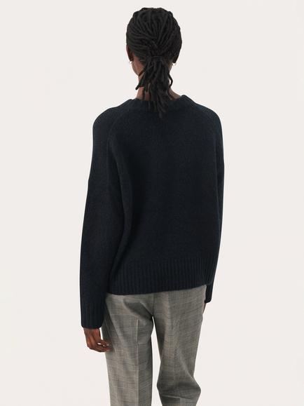 Part Two Lulya Wool Blend Jumper, Dark Navy