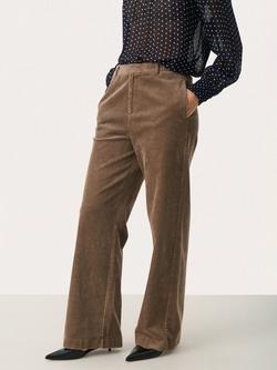 Part Two Clarisse Corduroy Trousers, Walnut