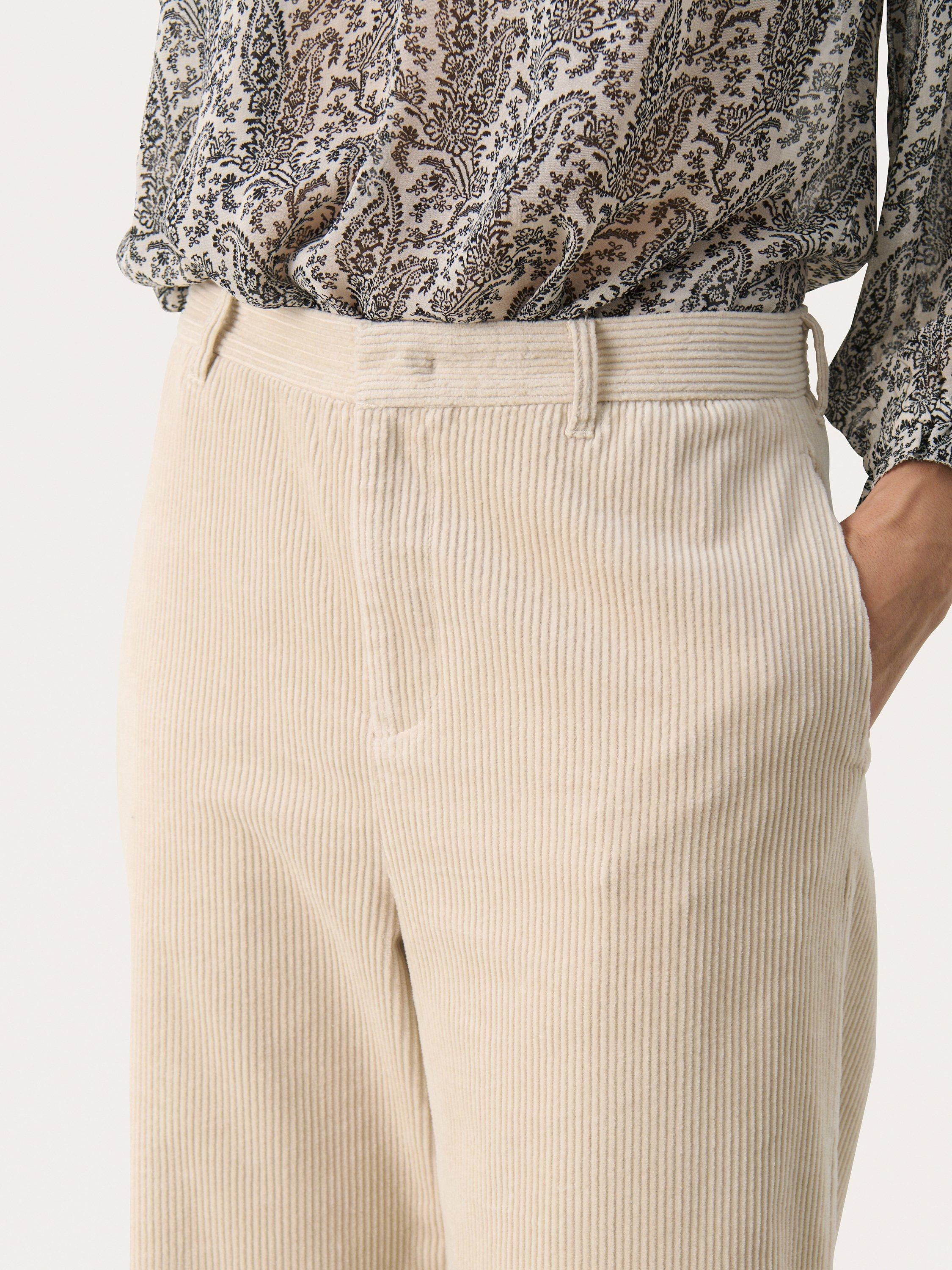 Product image 4 of 5, which shows Part Two Clarisse Corduroy Trousers, French Oak, 8