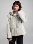 Mango Kids' Catalina Hooded Raincoat, Grey