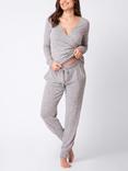 Seraphine Soft Loungewear Maternity & Nursing Set, Grey