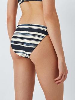 John Lewis Antibes Bunny Tie Bikini Bottoms, Stripe - view 2, Stripe