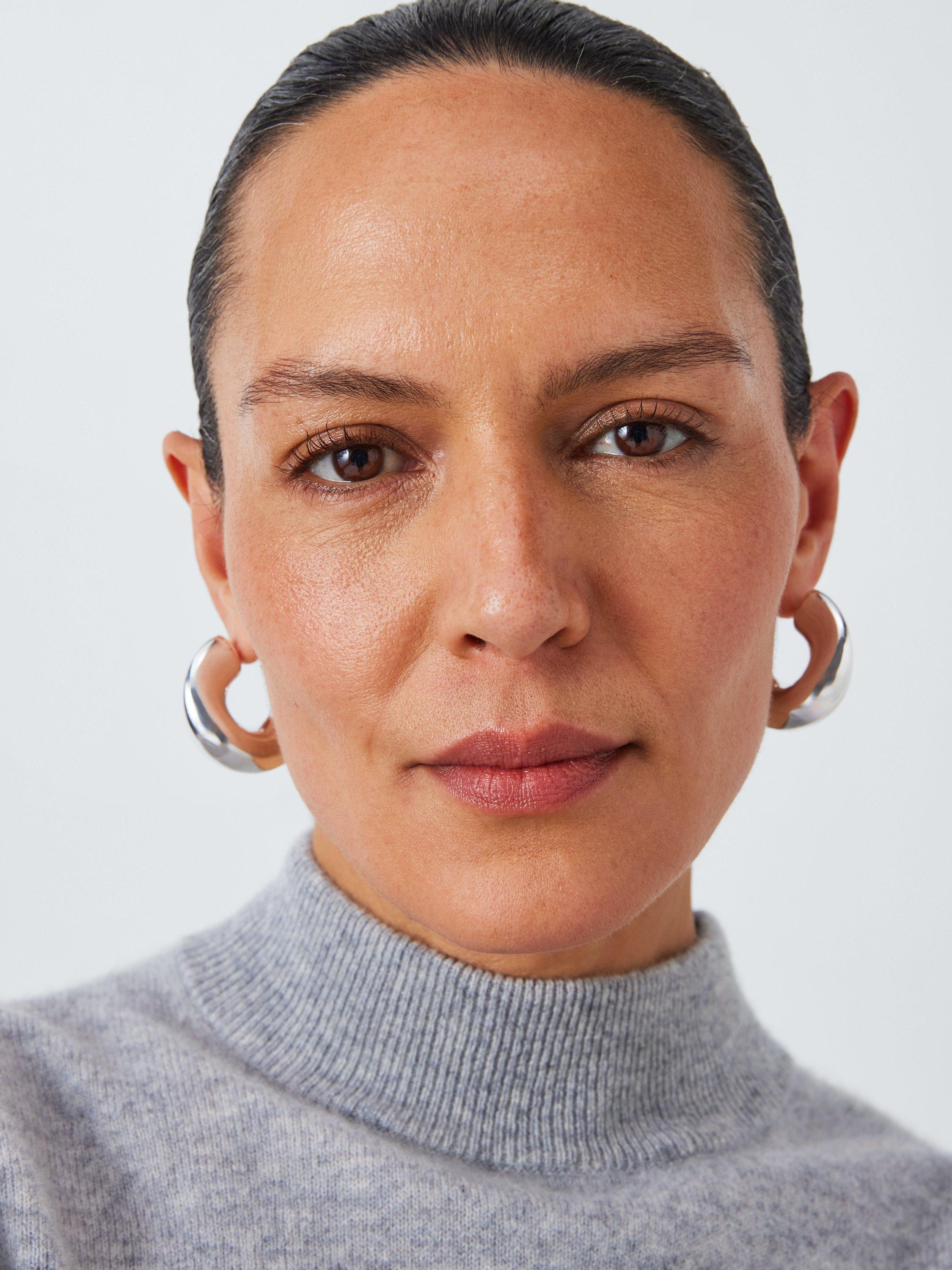Product image 5 of 6, which shows John Lewis Cashmere Turtle Neck Jumper, Grey, XS