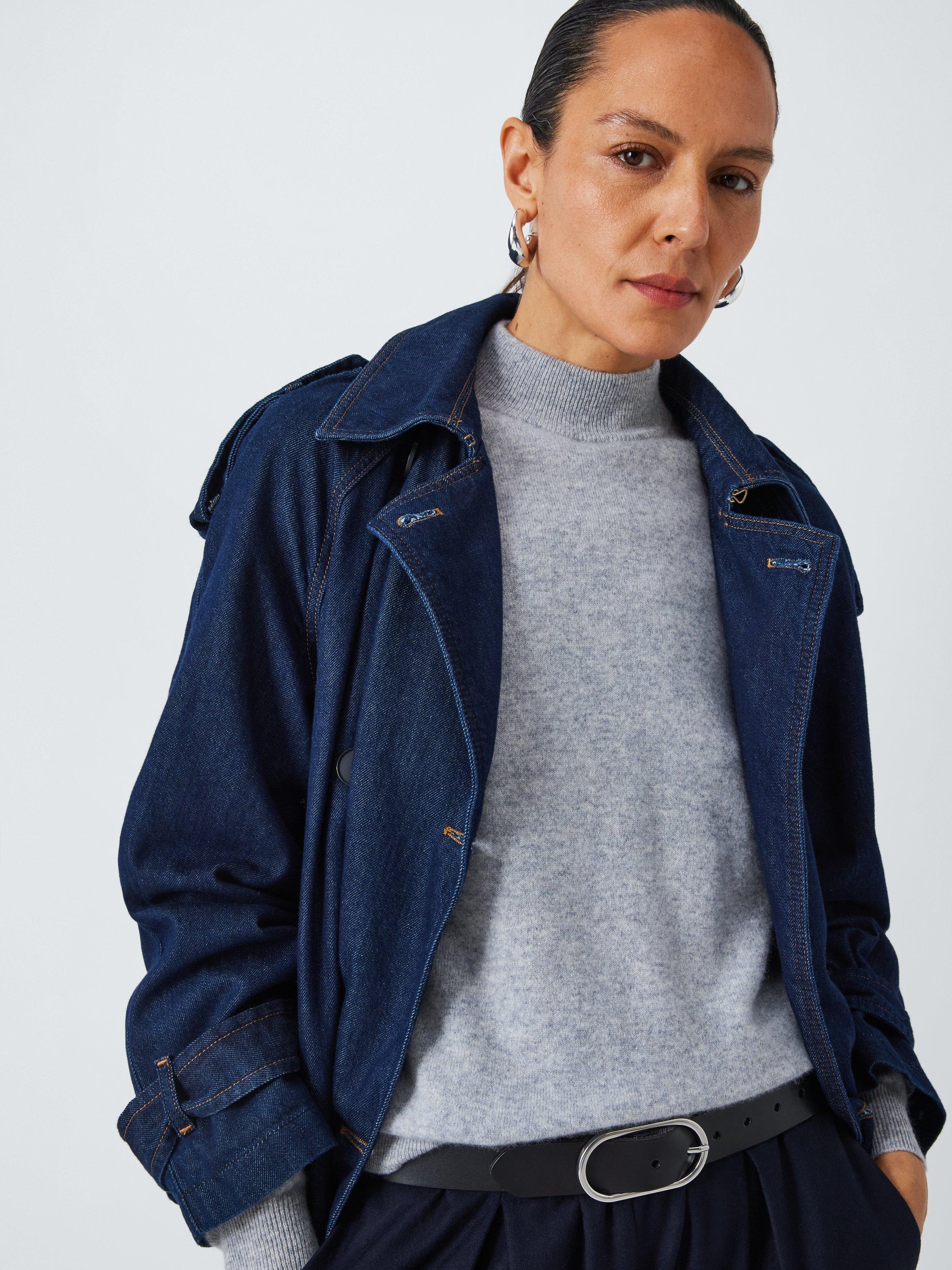 Product image 6 of 6, which shows John Lewis Cashmere Turtle Neck Jumper, Grey, XS