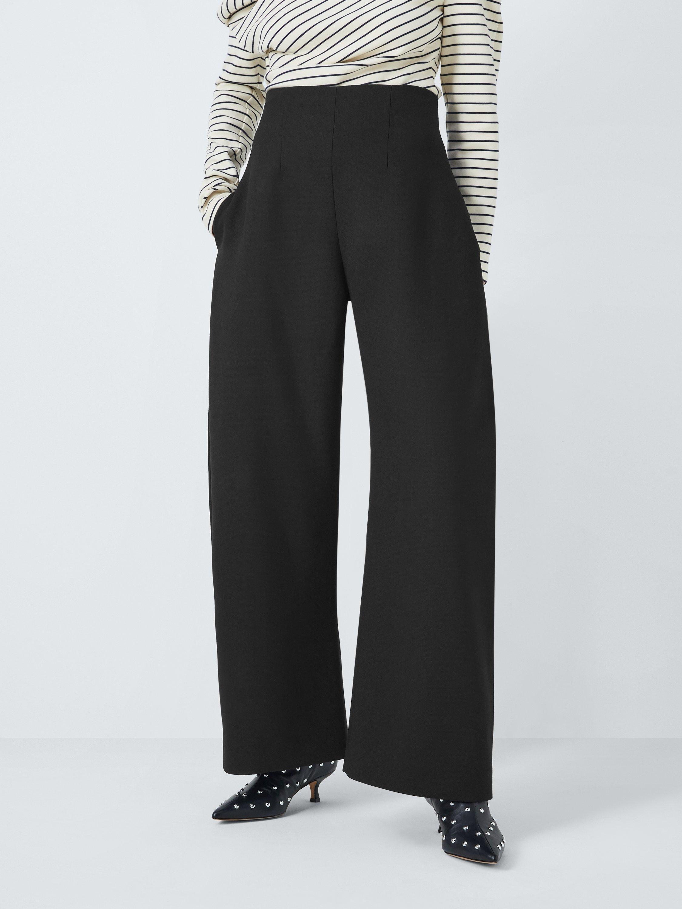 John Lewis x A.W.A.K.E. MODE Curved Trousers, Black