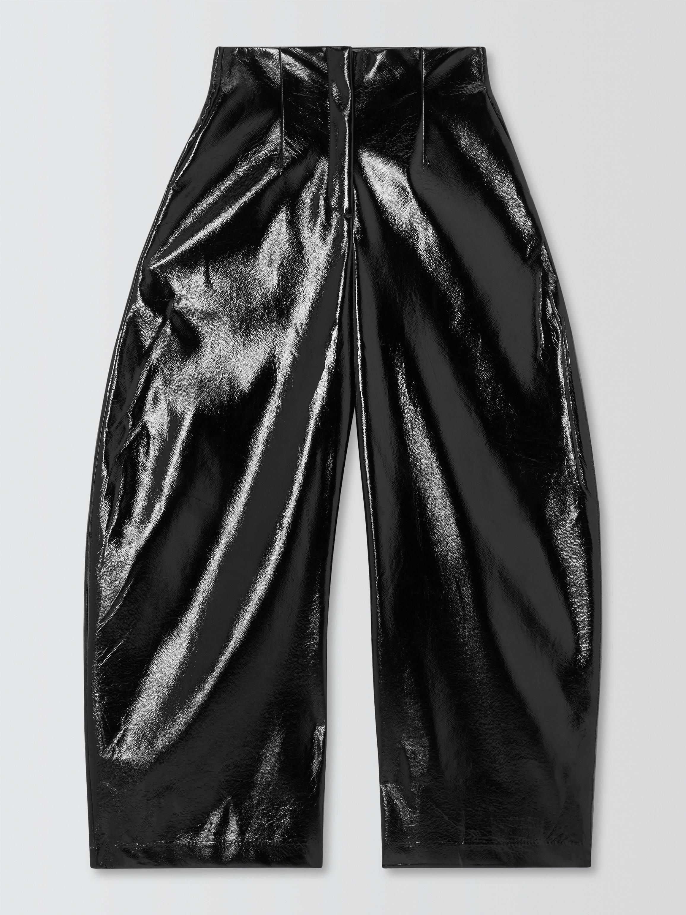 Product image 4 of 7, which shows John Lewis x A.W.A.K.E. MODE Curved Naplak Trouser, Black, 12