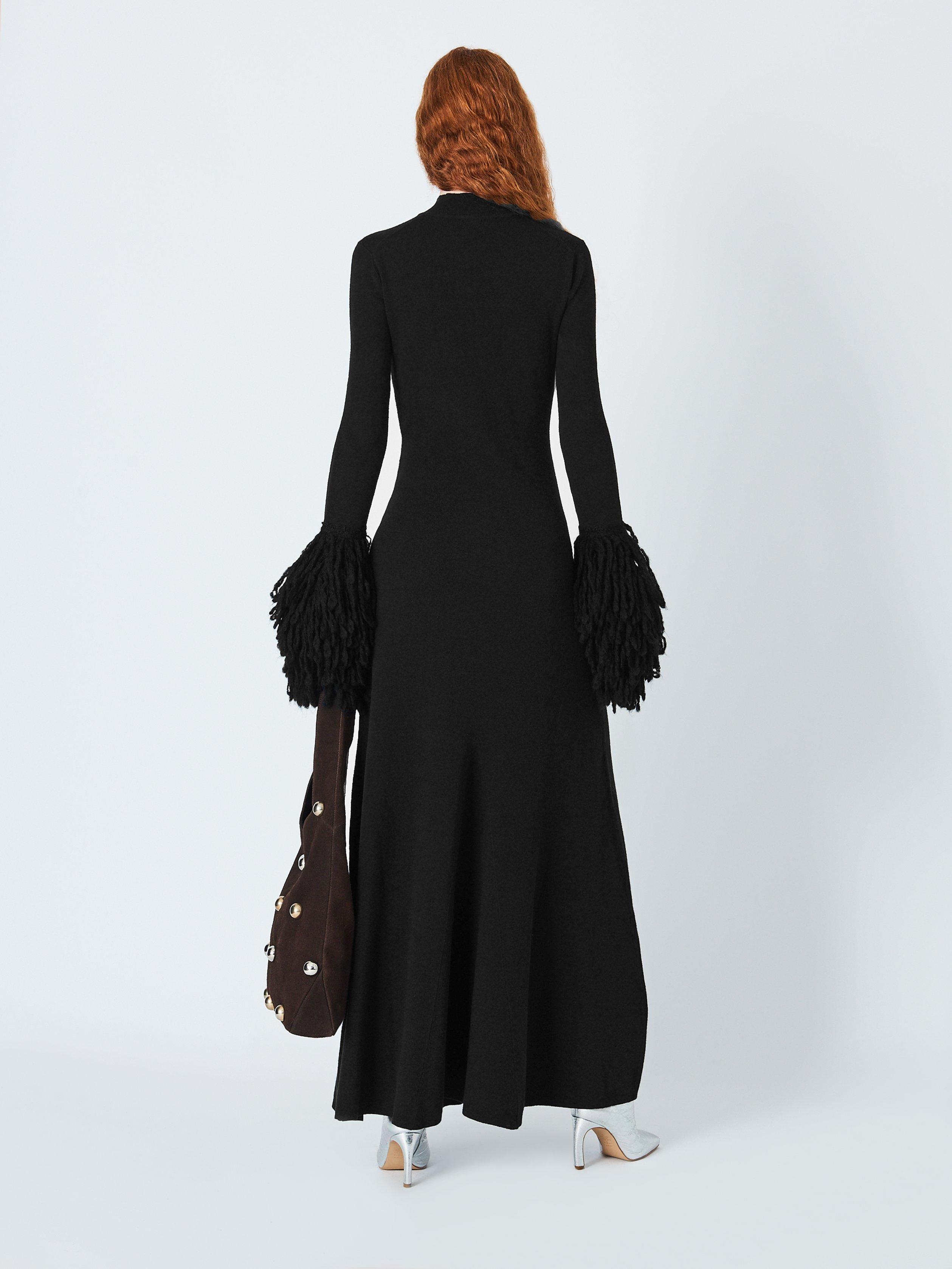 John lewis long black dress online