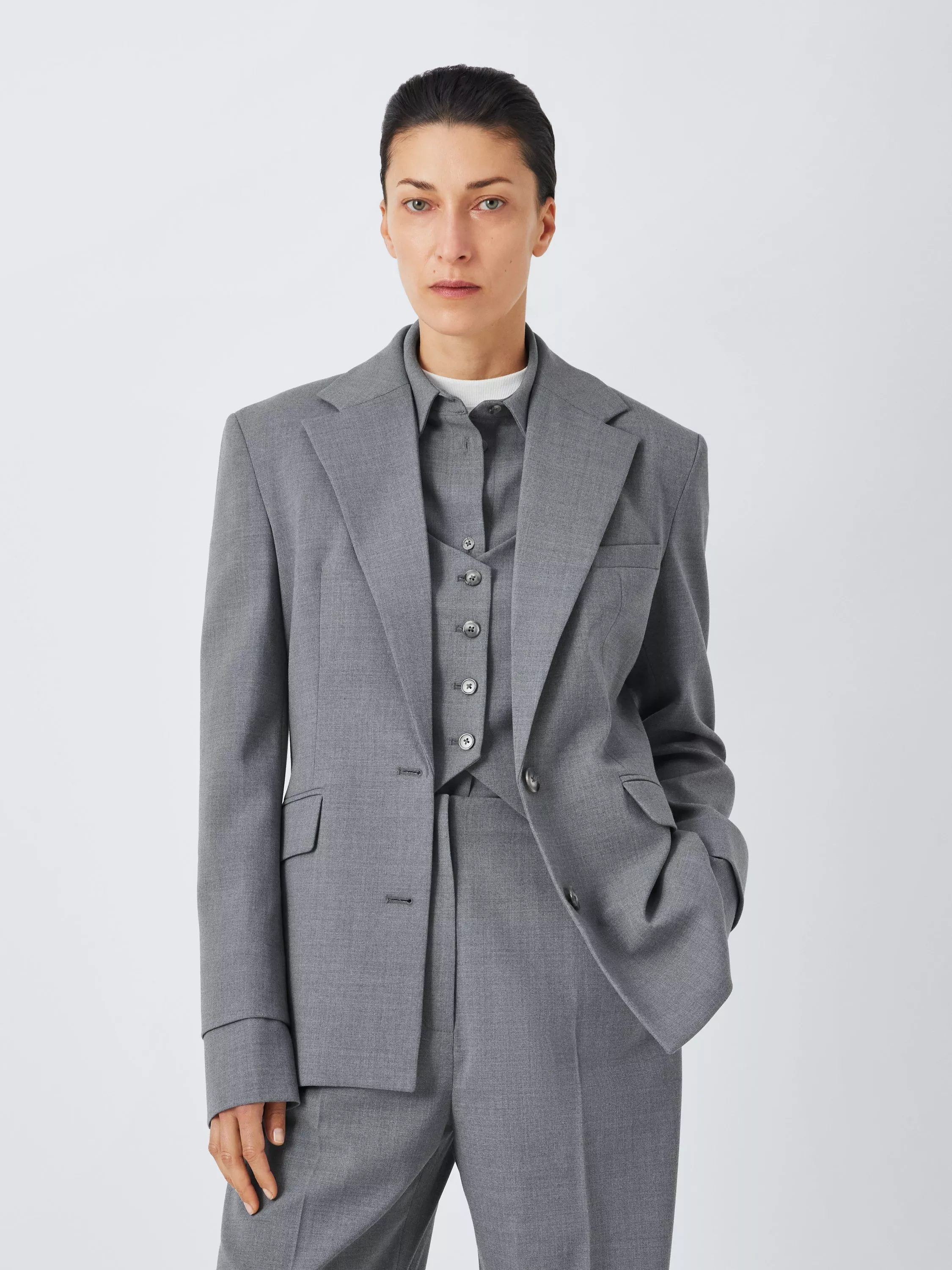 John Lewis x A.W.A.K.E. MODE 3 Piece Jacket, Grey