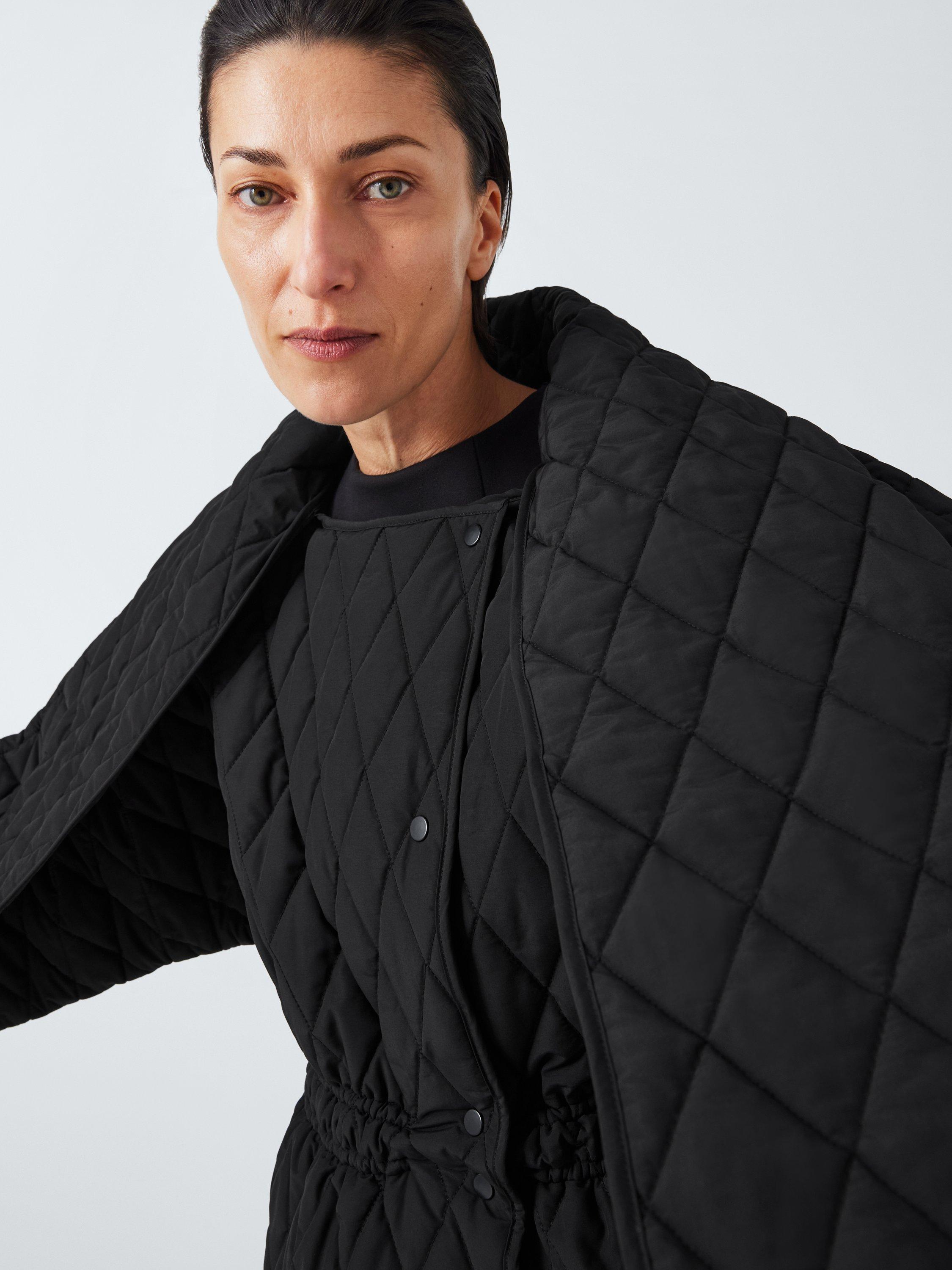 Product image 4 of 8, which shows John Lewis x A.W.A.K.E. MODE Quilted Sculptural Jacket, Black, 14