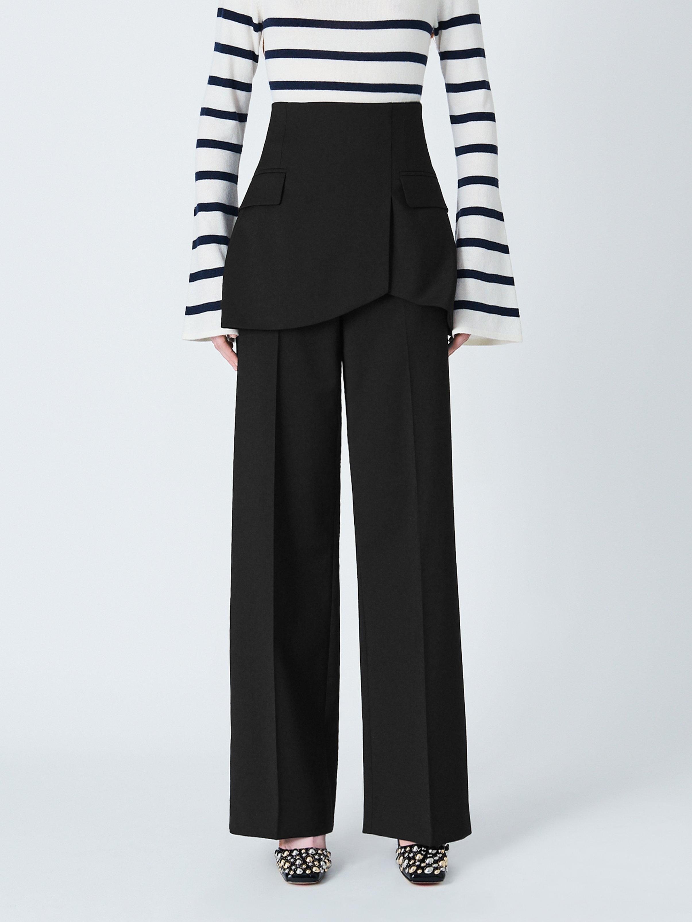 John Lewis x A.W.A.K.E. MODE Basque Trouser, Black