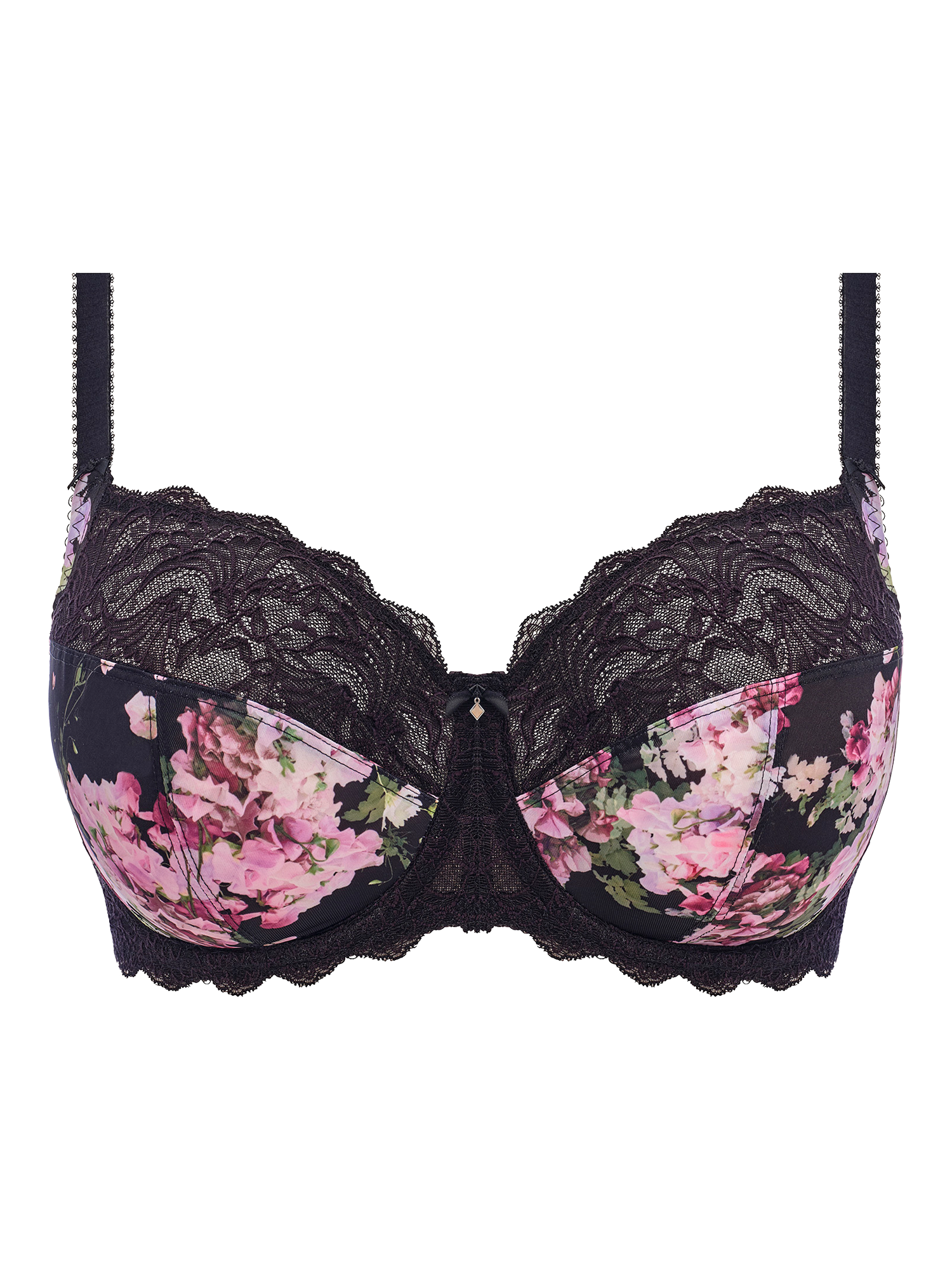 Product image 4 of 5, which shows Fantasie Lucia Underwired Full Cup Bra, Sweet Pea, 30FF