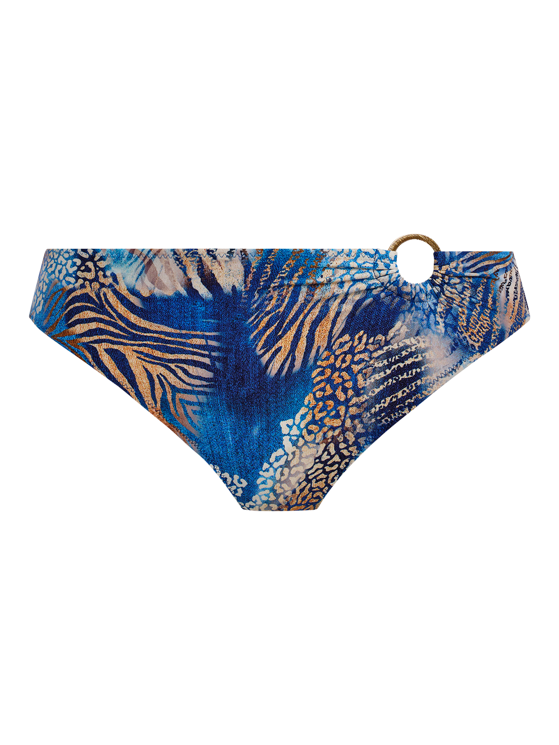 Product image 5 of 6, which shows Fantasie Seraya Sands Bikini Bottoms, Denim, S