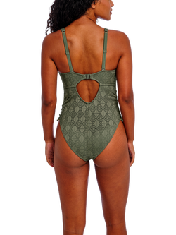 Freya Nomad Nights Underwired Swimsuit, Sage - view 2, Sage