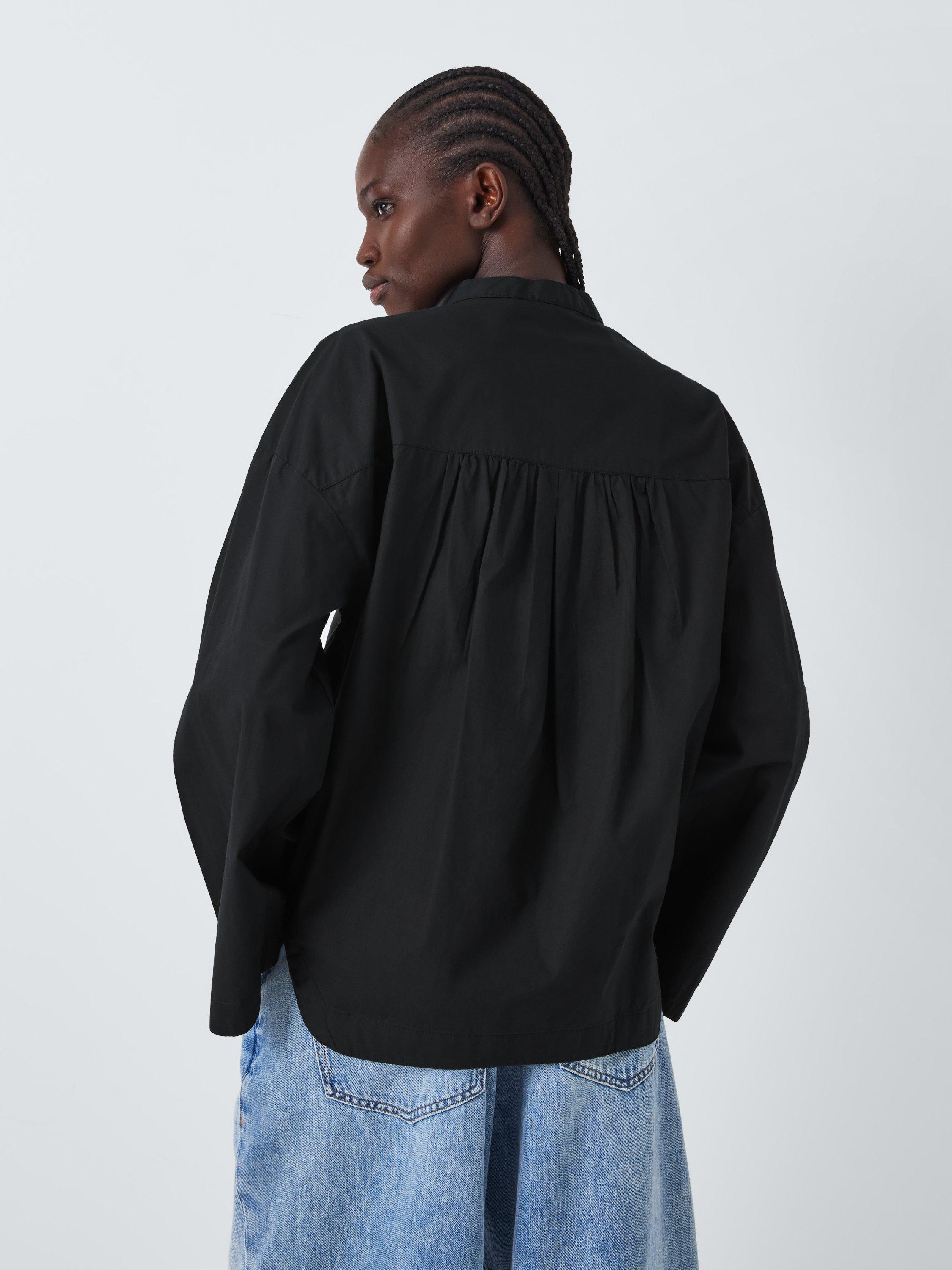 Product image 2 of 6, which shows AND/OR Arabella Cutwork Top, Black, 8