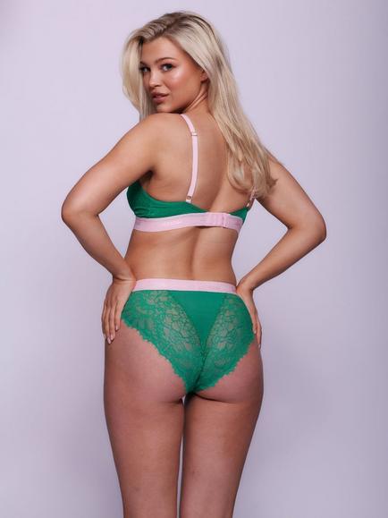 Lemonade Dolls Synergy Bralette, Emerald - view 2, Emerald