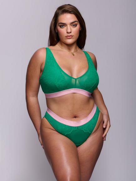 Lemonade Dolls Synergy Full Cup Bra, Emerald, Emerald