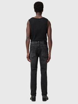 AllSaints Sid Slim Fit Jeans, Washed Black - view 2, Washed Black