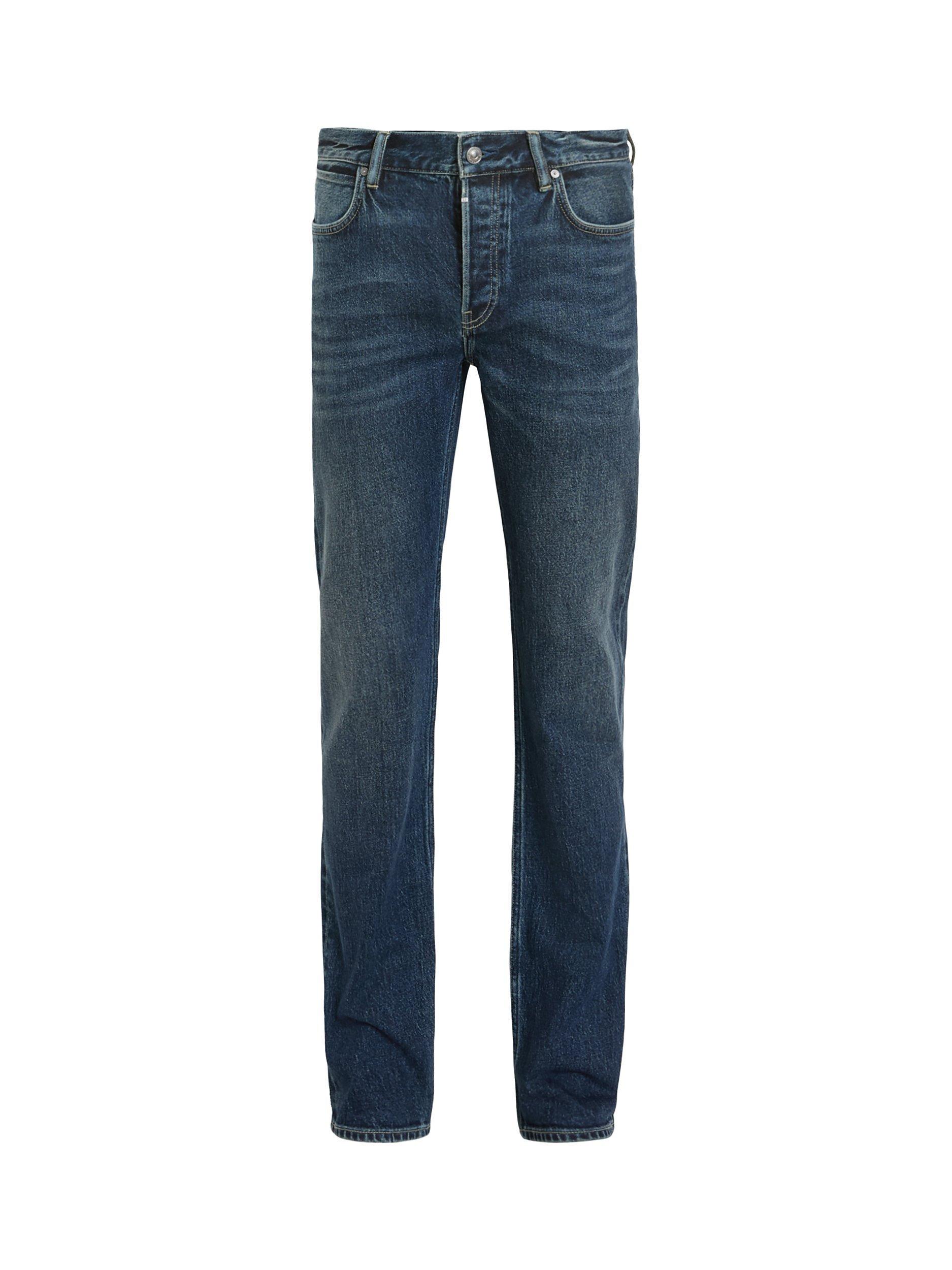 Product image 4 of 11, which shows AllSaints Iggy Slim Fit Jeans, Blue Indigo, W28/L30