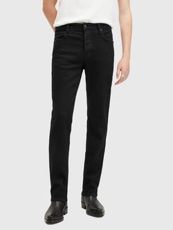 AllSaints Sid Slim Fit Jeans, Black, Black Black