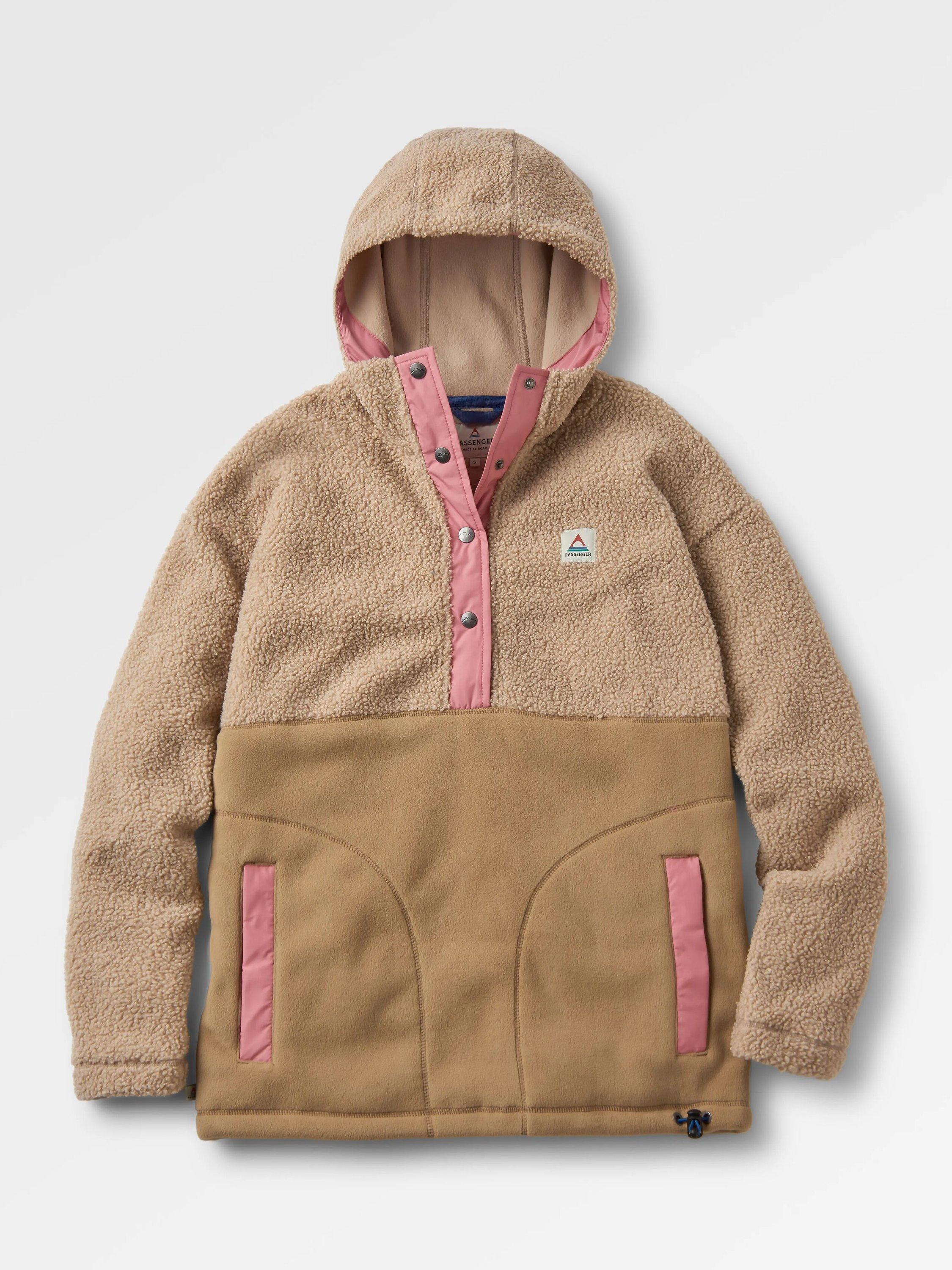 Passenger Calla Hooded Jumper, Brown