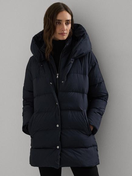 Lauren Ralph Lauren Duvet Down Coat, Dark Navy