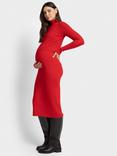 Seraphine Ribbed Maternity & Nursing Dress