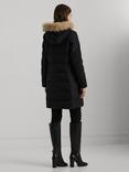 Lauren Ralph Lauren Hooded Puffer Coat, Black