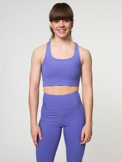 Girlfriend Collective Paloma Sports Bra, Purple, Purple