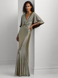 Lauren Ralph Lauren Phinya Maxi Dress, Green/Gold