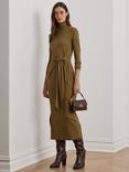 Lauren Ralph Lauren Vaureen Long Sleeve Dress, Honey Tan