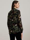 Lauren Ralph Lauren Maijah Floral Top, Black/Multi