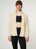 Girlfriend Collective Full Zip Fleece, Cream