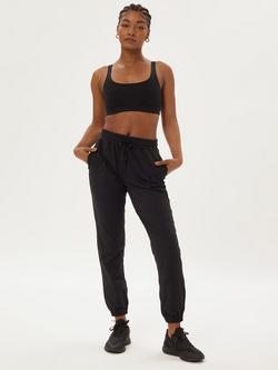 Girlfriend Collective Reset Slim Straight Leg Trousers, Black, Black