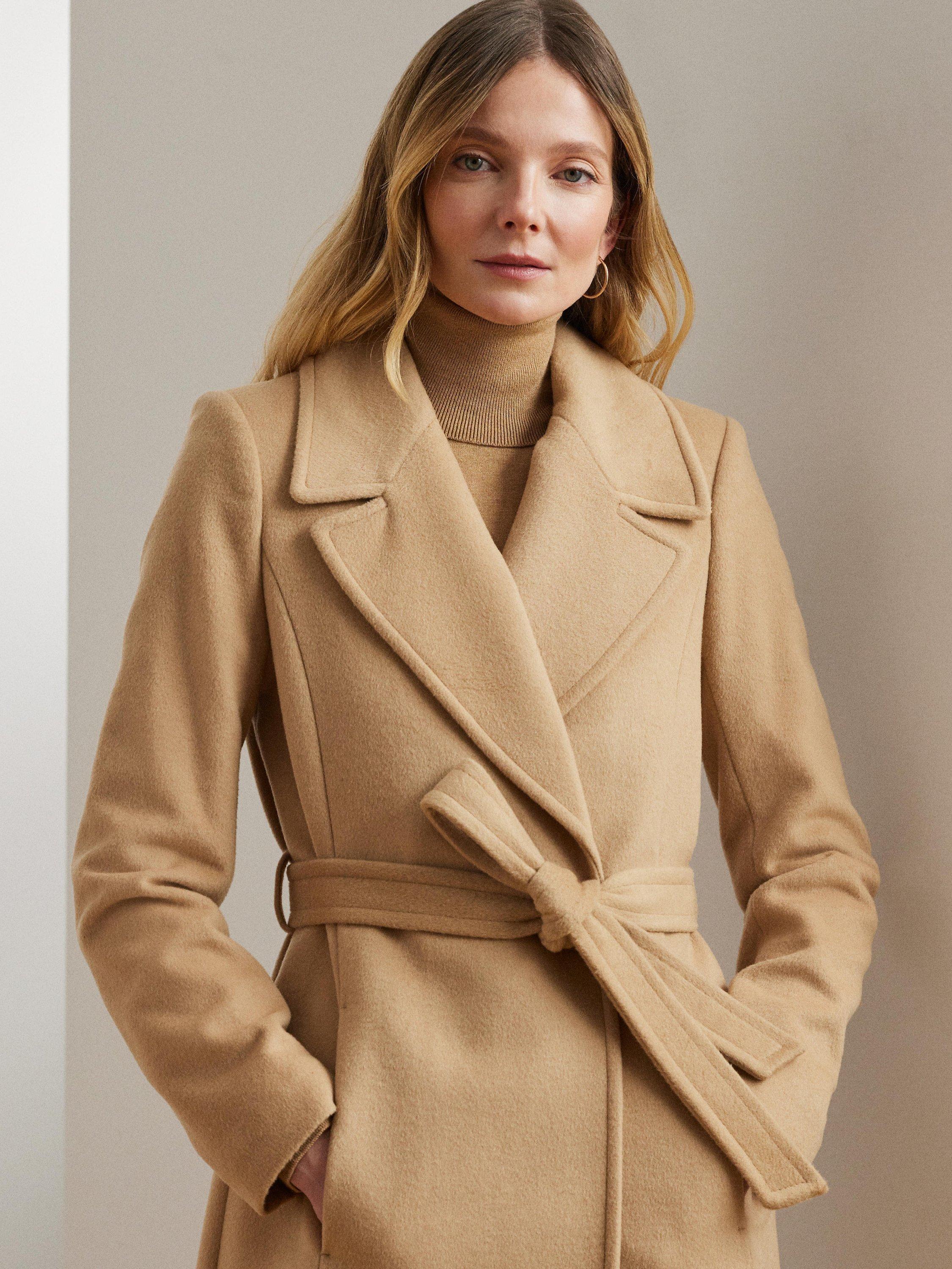 Lauren ralph lauren cashmere blend walker coat on sale