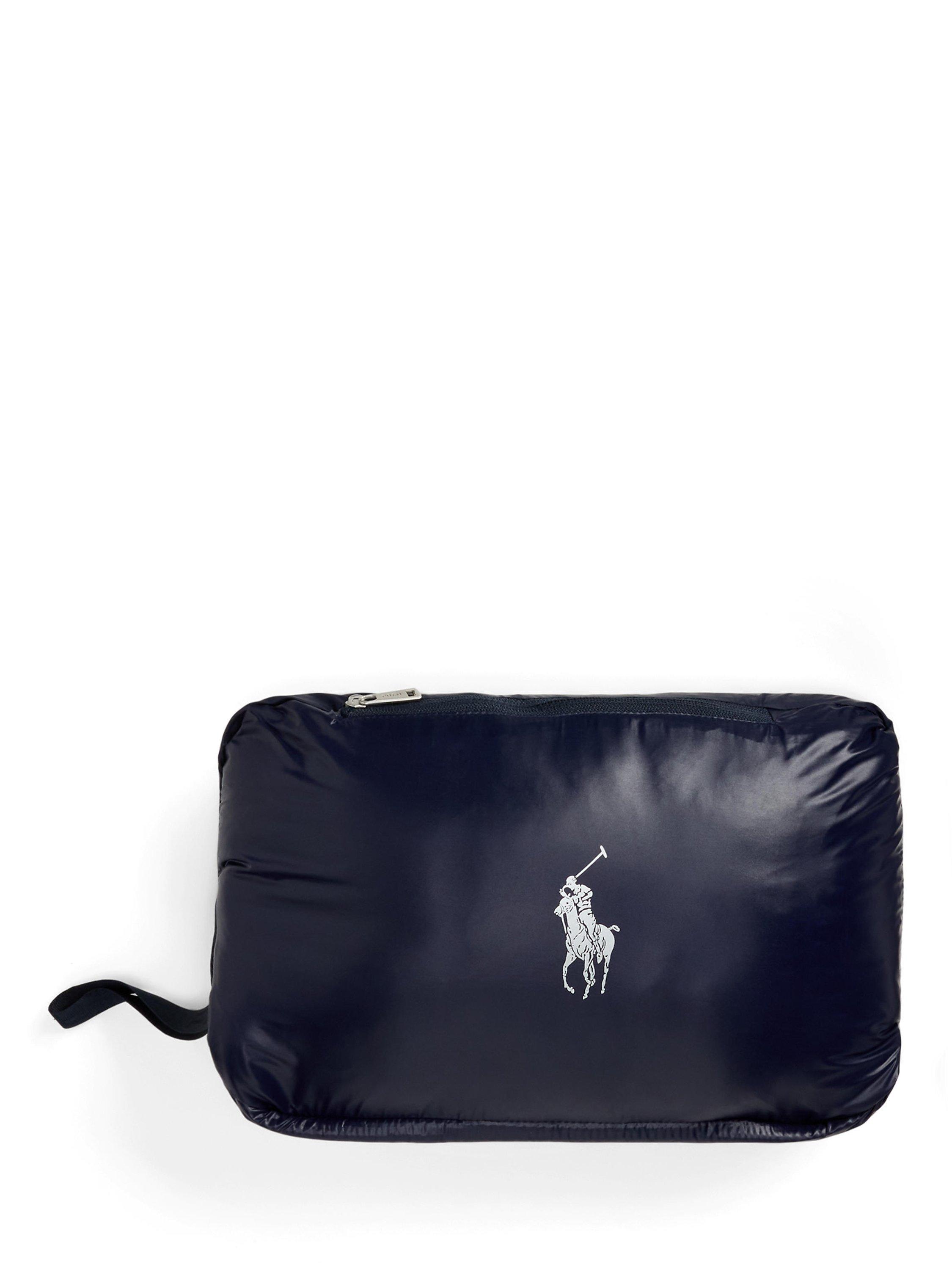 Product image 5 of 6, which shows Polo Ralph Lauren Packaway Quilted Gilet, Navy, XS