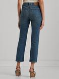 Lauren Ralph Lauren High Rise Straight Jeans, Dusk Indigo Wash