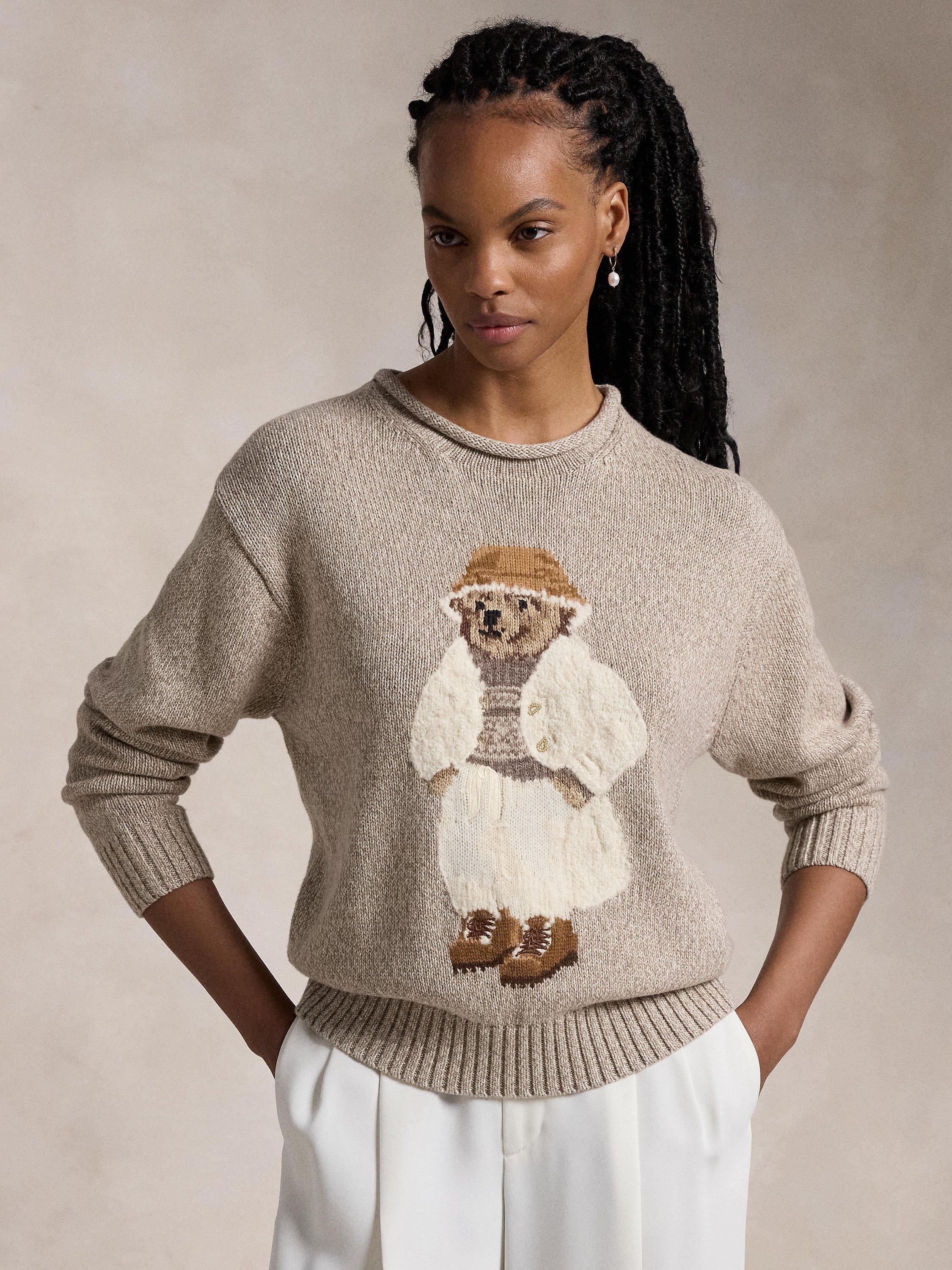 Ralph lauren hiking bear sweater best sale