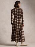 Polo Ralph Lauren Check Maxi Dress, Brown