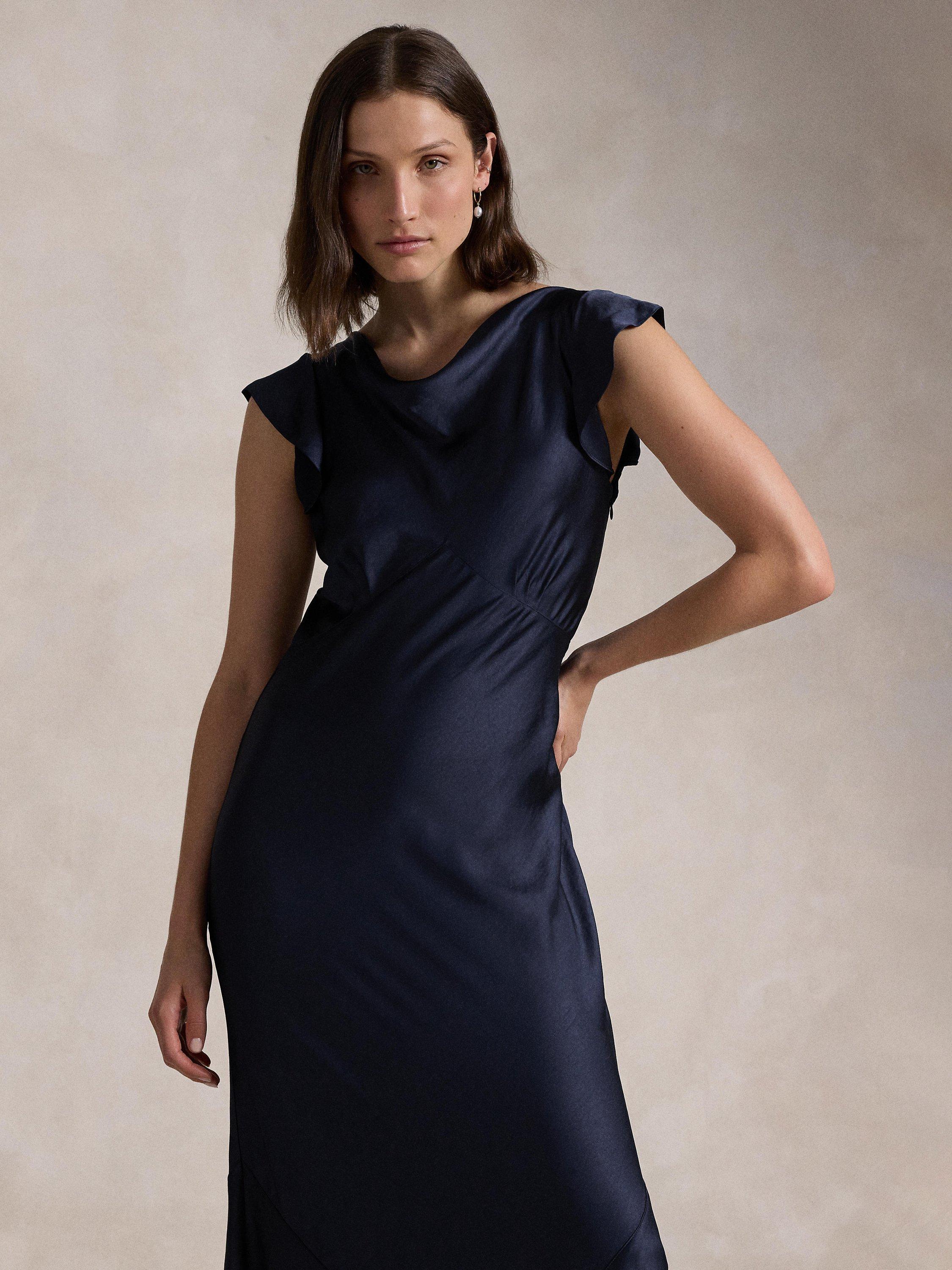 Polo Ralph Lauren Cocktail Maxi Dress Navy