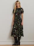 Lauren Ralph Lauren Kishra Floral Dress, Black/Multi