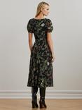 Lauren Ralph Lauren Kishra Floral Dress, Black/Multi